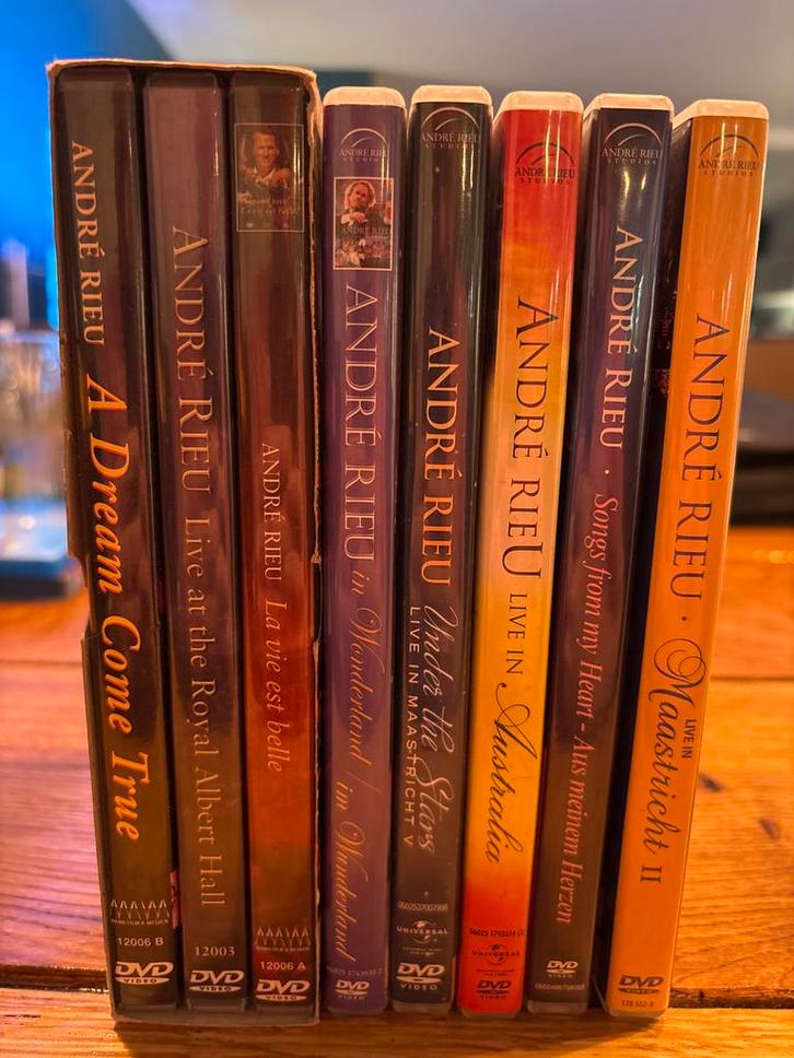 André Rieu DVD Collectie, Cd's en Dvd's, Dvd's | Muziek en Concerten, Gebruikt, Muziek en Concerten, Boxset, Alle leeftijden, Ophalen