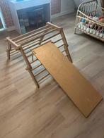 Houten Klimrek met Glijbaan - Perfect voor Kinderen!, Ophalen of Verzenden, Zo goed als nieuw, Glijbaan, Aanbouwonderdeel