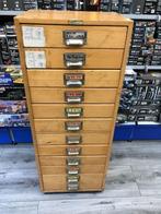 Vintage Houten ladenkastjes uit winkel Apothekerskast, Ophalen