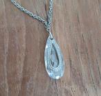 Ti Sento ketting met hanger, Sieraden, Tassen en Uiterlijk, Kettingen, Verzenden, Zo goed als nieuw, Zilver, Met hanger