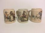 Villeroy en Boch Mettlach pul 587, 590 en 602 en Dresden kan, Antiek en Kunst, Antiek | Keramiek en Aardewerk, Ophalen of Verzenden