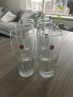 6 Jupiler bierglazen 0.25l, Ophalen, Zo goed als nieuw, Bierglas