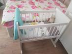 WIt houten babybedje, Ophalen of Verzenden, Zo goed als nieuw, Minder dan 140 cm, Minder dan 70 cm