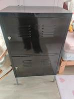 Metalen ikea kast, zwart met twee sleutels TEAB, Huis en Inrichting, Kasten | Lockerkasten, Ophalen of Verzenden, Gebruikt