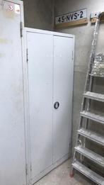 Vintage metalen (werkplaats) kast, Gebruikt, Metaal, 150 tot 200 cm, 25 tot 50 cm