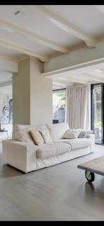 Ikea Kivik driezitsbank - licht beige hoes, Huis en Inrichting, Ophalen, Driepersoons, Zo goed als nieuw, Rechte bank