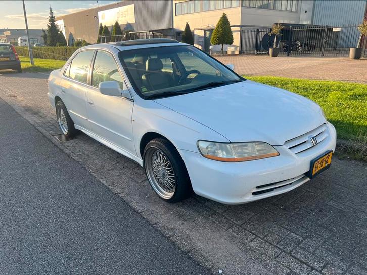 Honda Accord 3.0 24V 2001 Wit AMERIKAANS UITV. DEFECT BAK!, Auto's, Honda, Bedrijf, Accord, Benzine, Sedan, Automaat, Geïmporteerd