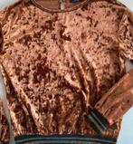 Truitje cognac/goud velours Dayz maat xs Nieuw!, Ophalen of Verzenden, Nieuw, Maat 34 (XS) of kleiner, Bruin
