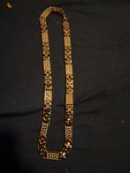 Gold plated Goudkleurige Koningsschakel VersaceLink Ketting, Sieraden, Tassen en Uiterlijk, Kettingen, Ophalen of Verzenden, Nieuw