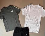 2x shirt Puma en Nike maat 164 T-Shirts, Nike en Puma, Ophalen of Verzenden, Zo goed als nieuw, Shirt of Longsleeve