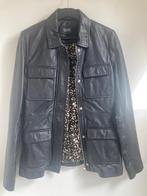 Ibana leather leren cargo jacket jas black, Zo goed als nieuw, Ibana, Maat 36 (S), Zwart