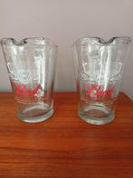 Twee Budweiser Bier Pitchers, Ophalen of Verzenden, Gebruikt, Bierglas