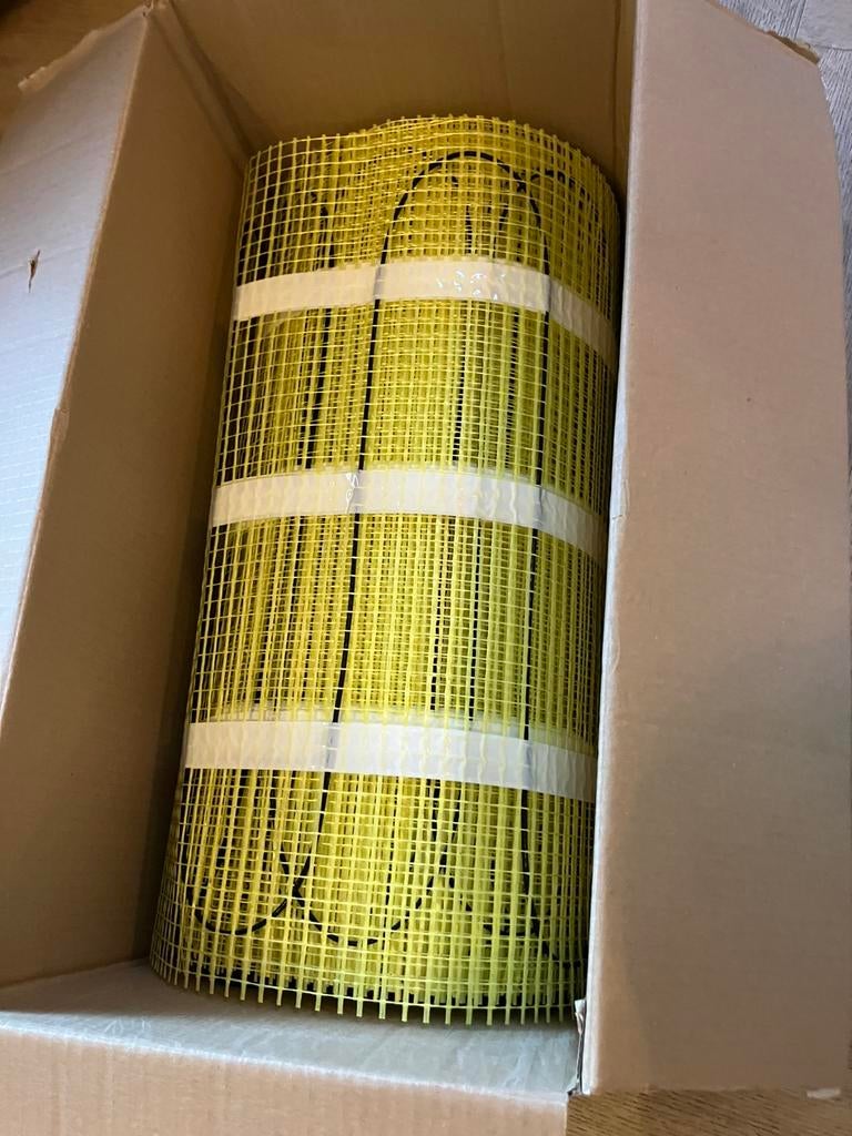 Elektrische vloerverwarming 8m2 150 watt per m2, Doe-het-zelf en Verbouw, Verwarming en Radiatoren, Ophalen of Verzenden, Zo goed als nieuw