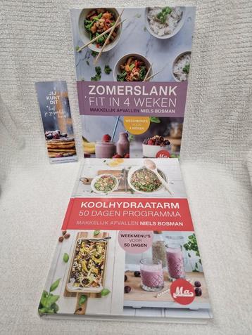 2x Niels Bosman. Zomerslank, koolhydraatarm 50 dagen program beschikbaar voor biedingen