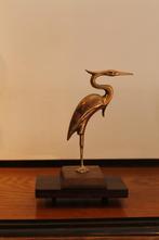 Brons, sculptuur, reiger,  johannes bosma, art deco, Antiek en Kunst, Kunst | Beelden en Houtsnijwerken, Ophalen of Verzenden