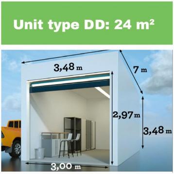 Te Huur Garagebox  beschikbaar voor biedingen