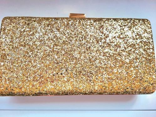 Feestelijke elegante handtas goud, Sieraden, Tassen en Uiterlijk, Tassen | Damestassen, Nieuw, Handtas, Overige kleuren, Ophalen of Verzenden