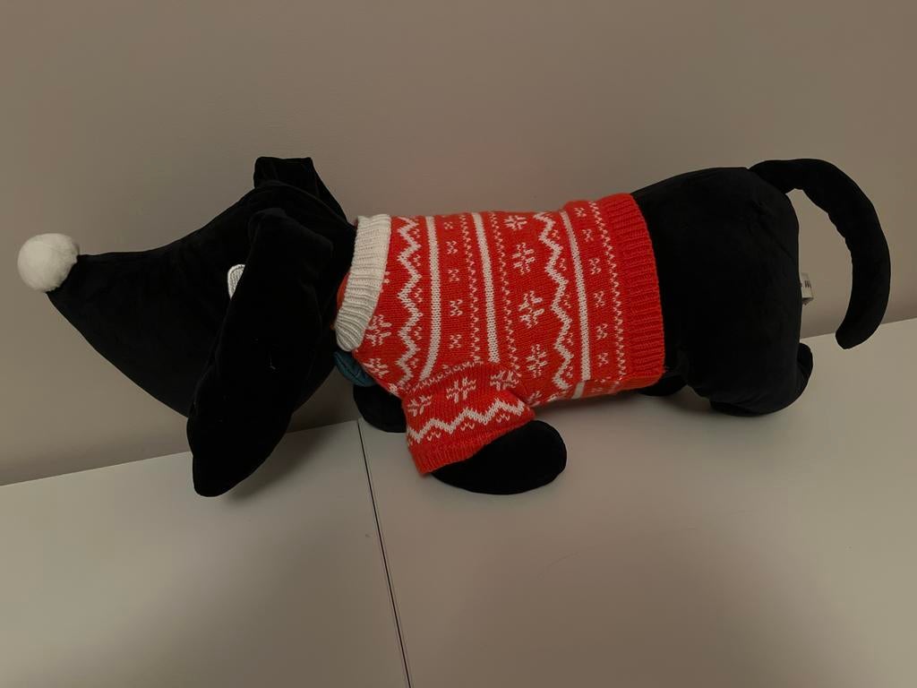 Takkie knuffel HEMA kersttrui, Ophalen of Verzenden, Zo goed als nieuw, Hond