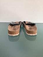 GRATIS VERZENDEN | BIRKENSTOCK Big Buckle grijze slippers 37, Slippers, Verzenden, Zo goed als nieuw, Grijs