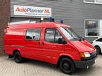 Ford Transit 2.0 Benzine! Ex-Brandweer! 6-Pers.! *17.626KM!*, Auto's, Ford, Gebruikt, Mistlampen, Origineel Nederlands, Handgeschakeld