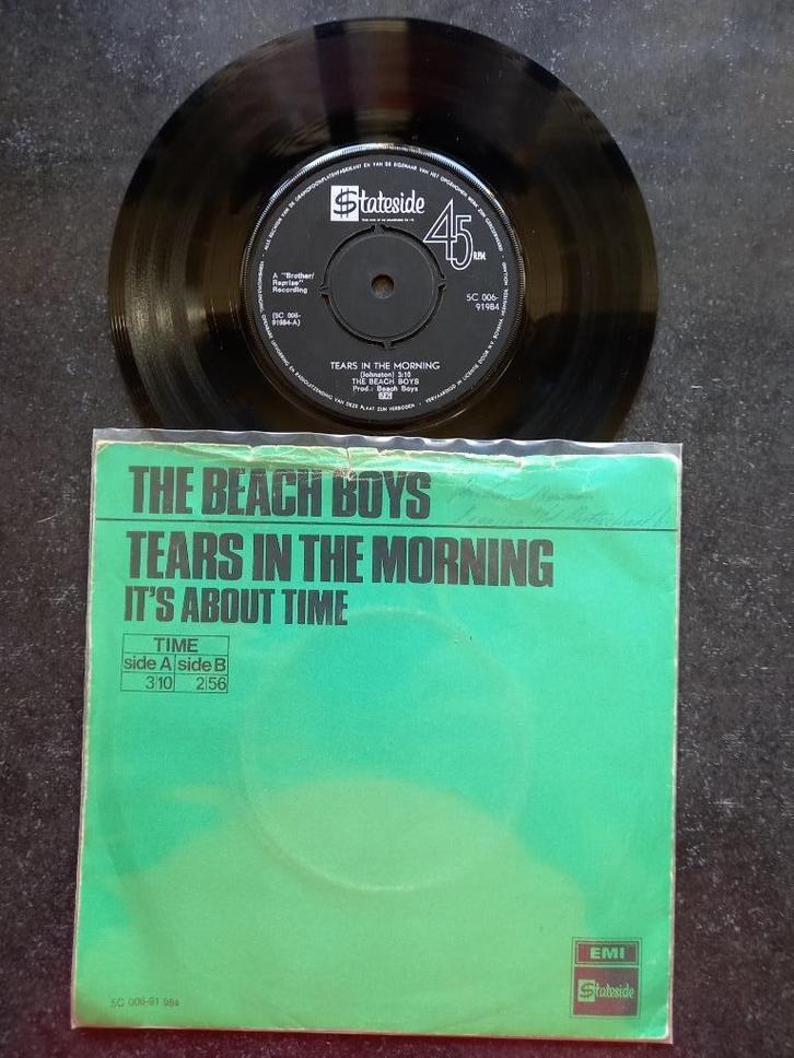 The Beach Boys - Tears In The Morning 1970, Cd's en Dvd's, Vinyl Singles, Gebruikt, Single, Pop, 7 inch, Ophalen of Verzenden
