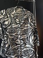 Zwart wit blouse van c& s merk, Ophalen of Verzenden, Zo goed als nieuw, Maat 46/48 (XL) of groter, Wit