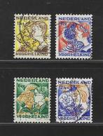 Nederland 248-251 voor het kind serie jaar 1932 gestempeld, Verzenden, T/m 1940, Gestempeld