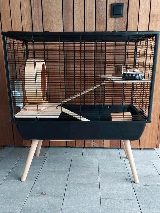 Knaagdierenhok voor hamster of cavia, Dieren en Toebehoren, Knaagdieren en Konijnen | Hokken en Kooien, Zo goed als nieuw, Kooi