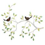 Wanddecoratie vogels op takken metaal muurdecoratie, Huis en Inrichting, Ophalen, Nieuw