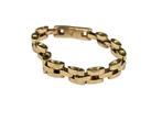 Gouden rolexschakel ring. Maat 18,5, 18 tot 19, Gebruikt, 9843al, Verzenden