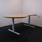 Benjo - Slinger zit-zit druppel bureau - 180x90/110 cm, Ophalen of Verzenden, In hoogte verstelbaar, Nieuw, Bureau