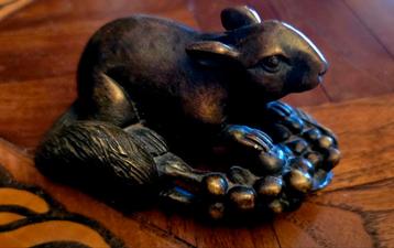 Antiek Bronzen Beeldje Oostenrijk 1850-1880 beschikbaar voor biedingen