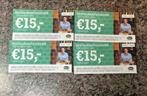 Sligro 15€ restaurantactie voucher, Tickets en Kaartjes, Drie personen of meer