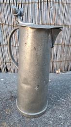 Eikeltjeskan / Oude Tinnen Kan met Deksel, Ophalen of Verzenden