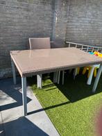 Tuintafel met 6 stoelen, Tuin en Terras, Tuintafels, Ophalen, Rechthoekig