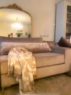 Beige bank, Ophalen of Verzenden, Zo goed als nieuw, Tweepersoons