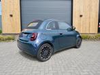 Fiat 500E La Prima 42 kWh *leder *Carplay *Luxste uitvoering, Cabriolet, 4 stoelen, Leder, Parkeercamera