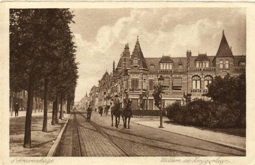s Gravenhage - Willem de Zwijgerlaan - volk paard - 1923 gel, Verzamelen, Ansichtkaarten | Nederland, Gelopen, Utrecht, 1920 tot 1940