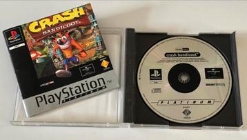 Crash Bandicoot (Platinum versie voor de PS1) beschikbaar voor biedingen
