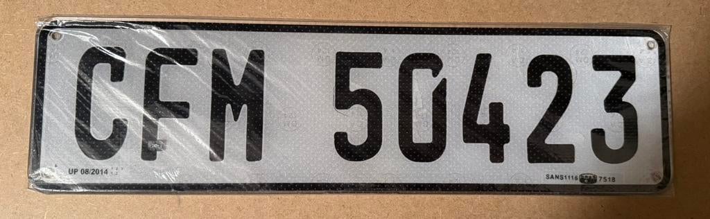 Kentekenplaat Zuid Afrika, Ophalen of Verzenden, Zo goed als nieuw, Auto's