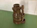 Vintage Olijven/Tafelzuur met Deksel en HoutenTang.France., Ophalen of Verzenden