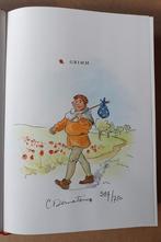 Dematons: Gesigneerde en genummerde Grimm met echte tekening, Ophalen of Verzenden, Zo goed als nieuw, Sprookjes