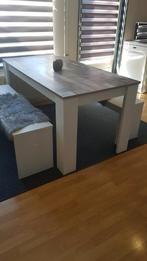 eettafel 1.60x80 is goed staat, Huis en Inrichting, 100 tot 150 cm, Rechthoekig, Ophalen of Verzenden, Zo goed als nieuw