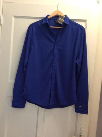 Melli Mello Luxe overhemd blauw. maat M. Nieuw beschikbaar voor biedingen