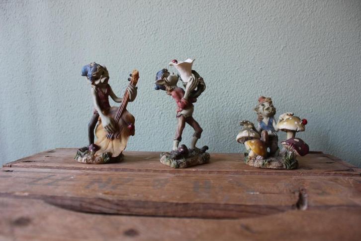Unieke Set vintage elfjes / pixies PRINCIPE SANREMO, Verzamelen, Beelden en Beeldjes, Zo goed als nieuw, Fantasy, Ophalen of Verzenden