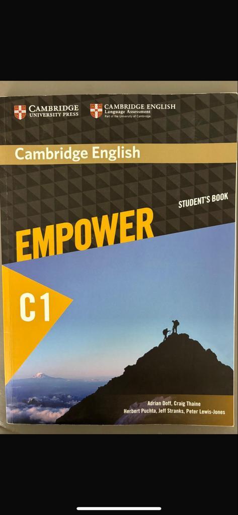Cambridge English Empower C1 - Student's Book, Boeken, Studieboeken en Cursussen, Zo goed als nieuw, Niet van toepassing, Ophalen of Verzenden