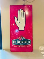 Metalen reclamebord De Koninck 97,5 x 47,5 cm, Ophalen, Gebruikt, Reclamebord, Plaat of Schild, De Koninck