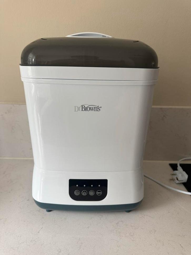 Dr. Brown's Sterilisator Droger -Flessen Steriliseren Droge, Kinderen en Baby's, Babyvoeding en Toebehoren, Zo goed als nieuw