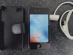 iPhone 4s, 12gb a1387, compleet met boomerhoesje en kabel, 16 GB, Zwart, Ophalen of Verzenden, Zo goed als nieuw