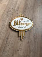 Bitburger Emaille Reclamebord - 40x46 cm, Ophalen of Verzenden, Gebruikt, Reclamebord, Plaat of Schild, Overige merken